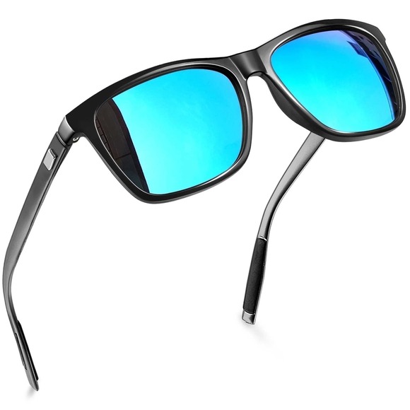 Sport Sunglasses Polarized Mirrored Lens Driving Fishing Golf Cycling Lentes New - Picture 1 of 4